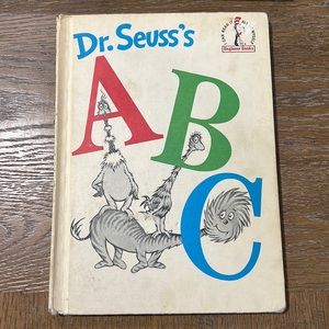 Vintage Dr. Seuss’s ABC 1963 Book Club Edition Children’s hardcover books